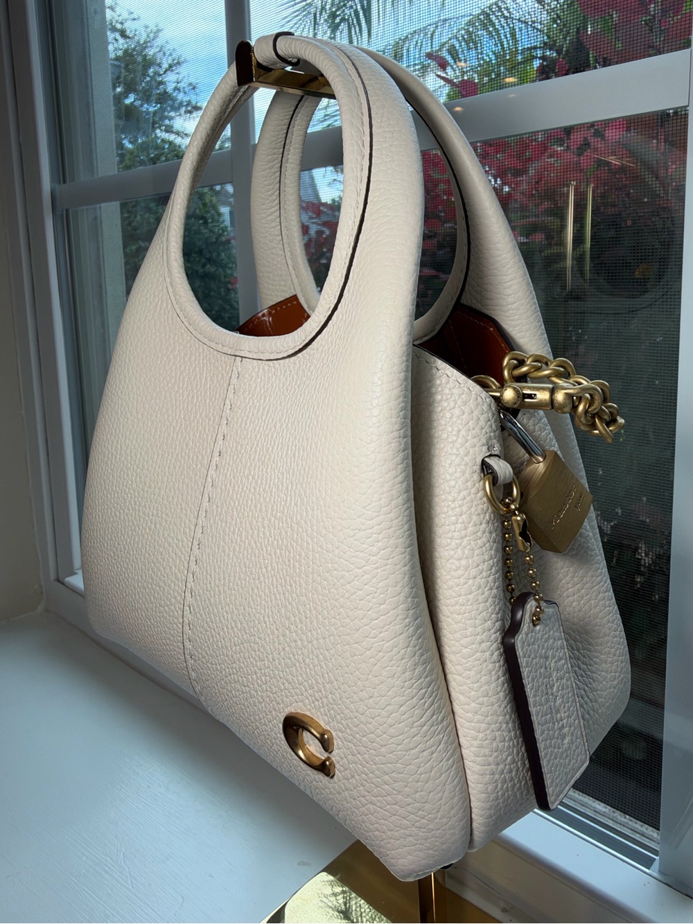 NWT🌷Coach Lana Convertible Clutch Handle Bag 19 in “Chalk” - Picture 4 of 11